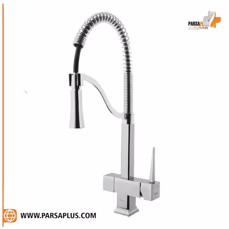 شیر آشپزخانه تصفیه دوان مدل ماژان کروم