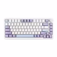 کیبورد ایجز Ajazz AK820 Max White Purple Blue Wired