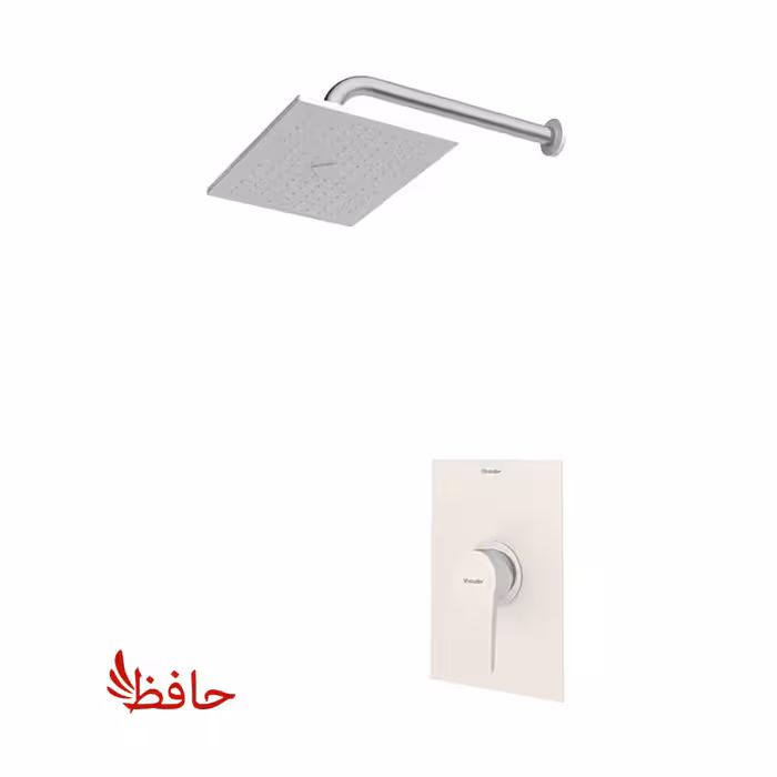 شیر حمام توکار شودر مدل رومر پلاس شیری کروم تیپ 1