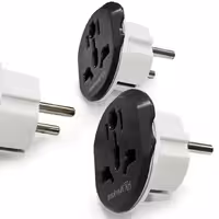 مبدل برق 3 به 2 سه شاخه به دو شاخه