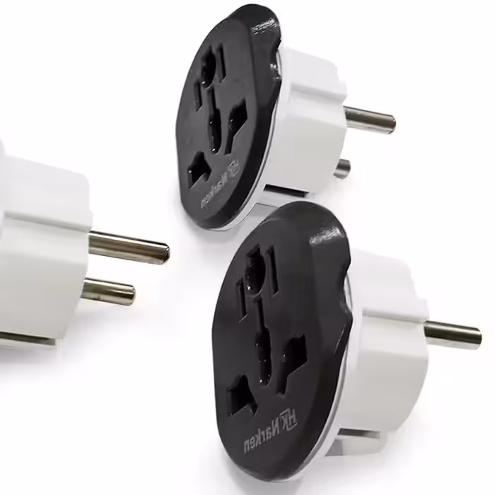 مبدل برق 3 به 2 سه شاخه به دو شاخه