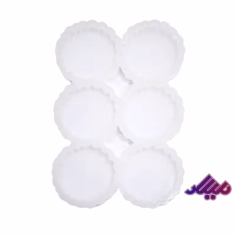 قالب سیلیکونی شیت دفرمه 6 عددی 6 سانت