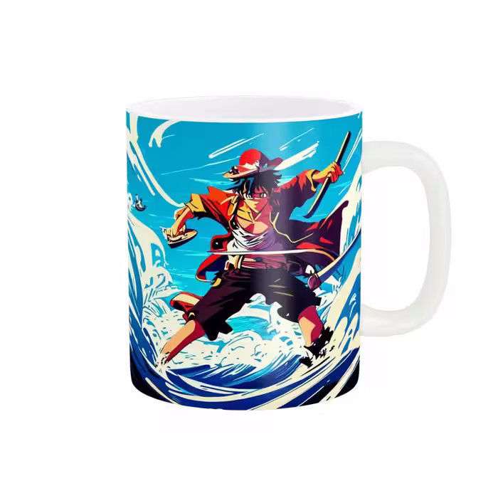 ماگ پاد آفرین طرح انیمه وان پیس One Piece کد 2118