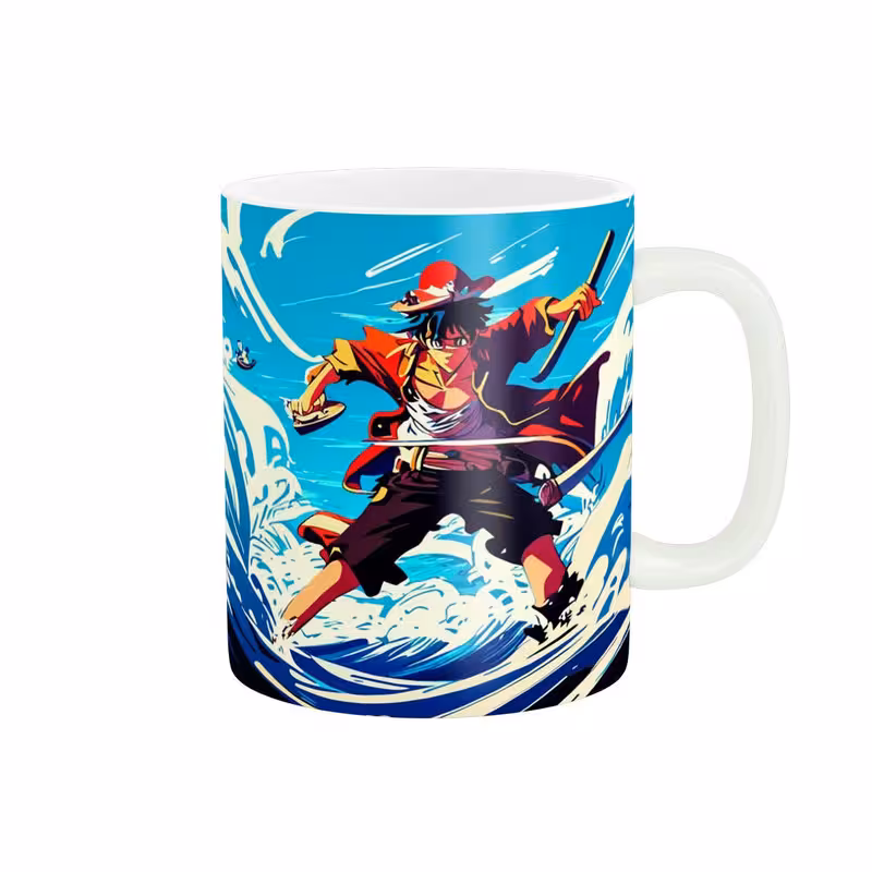 ماگ پاد آفرین طرح انیمه وان پیس One Piece کد 2118