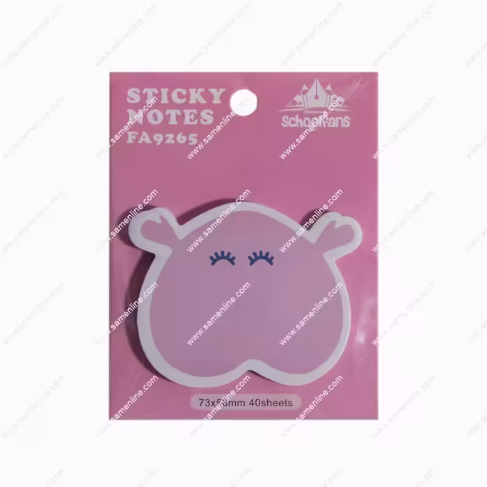 کاغذ یادداشت چسب دار ( استیک نوت ) اسکول فنس کد FA9265 مدل بنفش