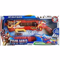 تفنگ اسباب بازی Iron Man Soft Bullet Blaster Shotgun B0816WHJ9H