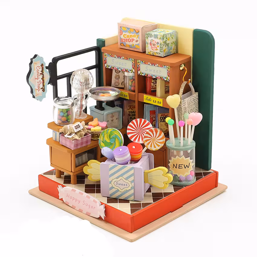 پازل 3بعدی خانه مینیاتوری مدل Happy sugar (کد S2305) R