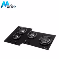 گاز رومیزی اخوان کد v6 چهار شعله شیشه مشکی