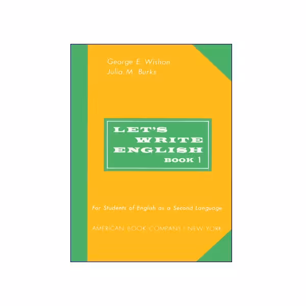 Lets Write English Book 1