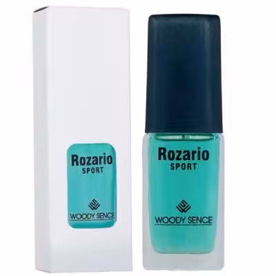عطر جیبی مردانه وودی سنس مدل Rozario sport حجم 15 میلی لیتر