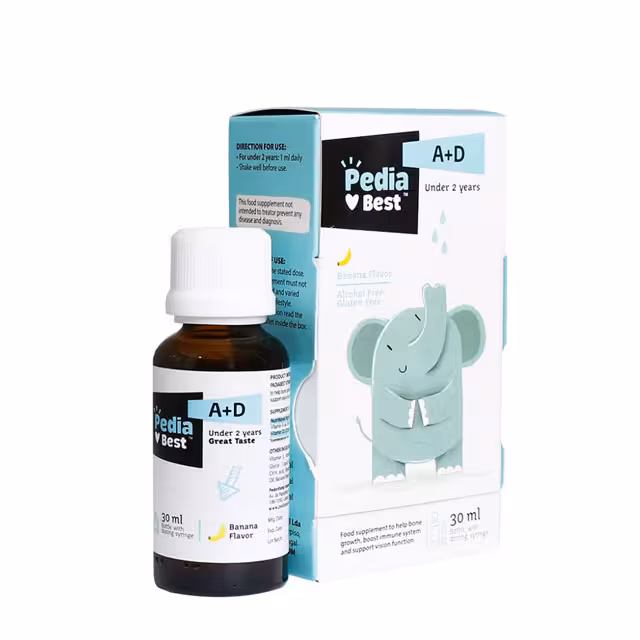 قطره خوراکی ویتامین آ د پدیابست 30 میلی لیتری
