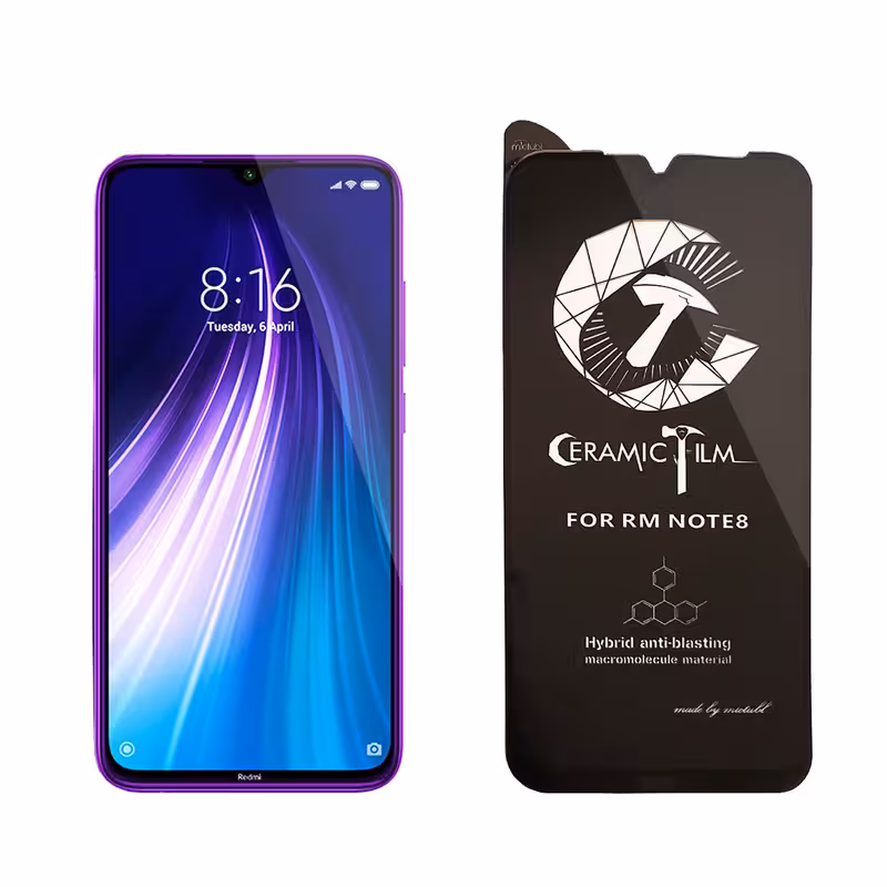 محافظ صفحه نمایش سرامیکی میتوبل مدل FLCEG01bi مناسب برای گوشی موبایل شیائومی REDMI NOTE 8