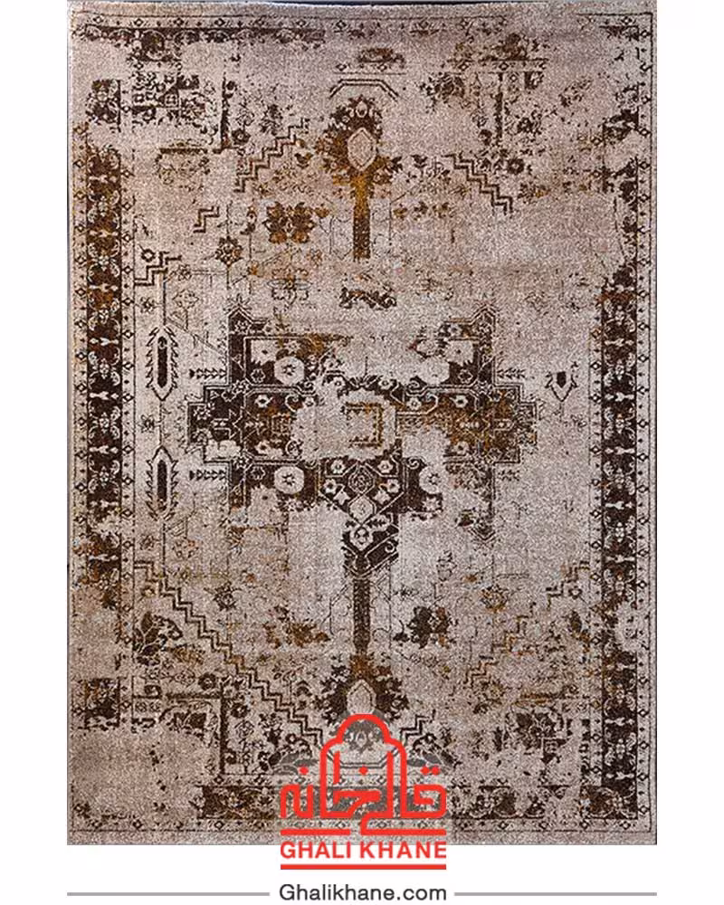 گلیم فرش ماشینی ساوین طرح نیل