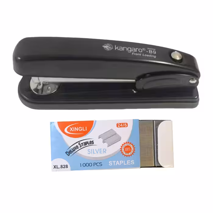 منگنه کانگرو مدل B9 به همراه سوزن منگنه دلوکس سایز 24/6 | چاوه