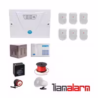 پکیج دزدگیر اماکن باسیم وزنی مدل کلاسیک سیم کارتی و تلفنی CGN6