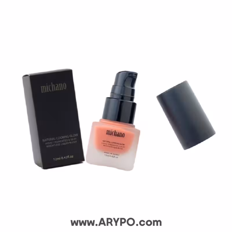 رژگونه مایع میچانو رنگ pink peony