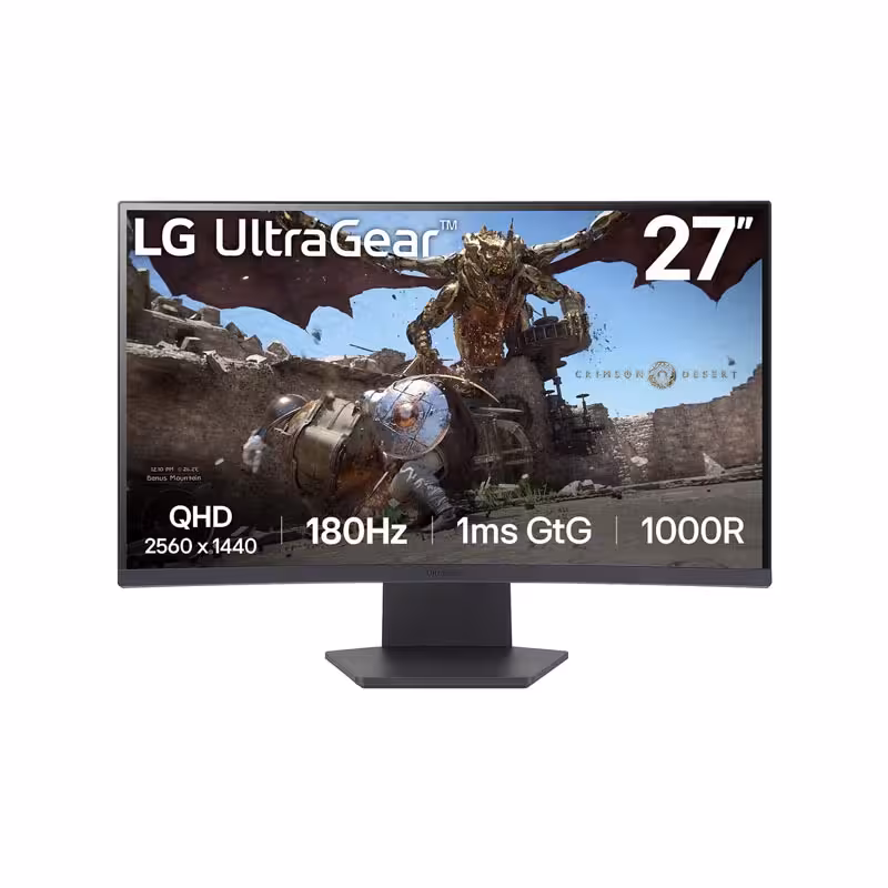 مانیتور 27 اینچ ال جی مدل UltraGear 27GS60QC