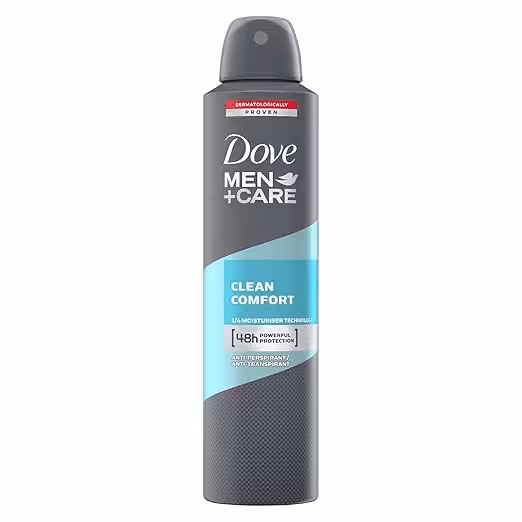 اسپری ضد تعریق مردانه داو مدل کلین کامفورت | Dove Spray Men’s Clean Comfort