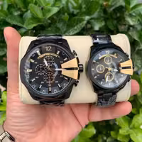 ست ساعتمچی دیزل شاخدار مردانه و زنانه Diesel  همه موتورها فعال