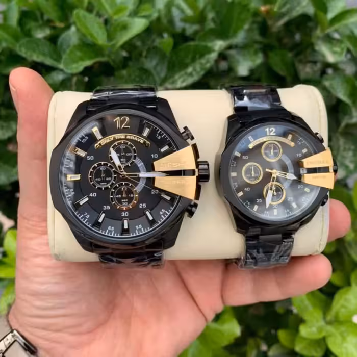 ست ساعتمچی دیزل شاخدار مردانه و زنانه Diesel  همه موتورها فعال