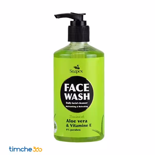 ژل شستشو صورت سوپکس حاوی آلوئه ورا 350 میلی لیتر