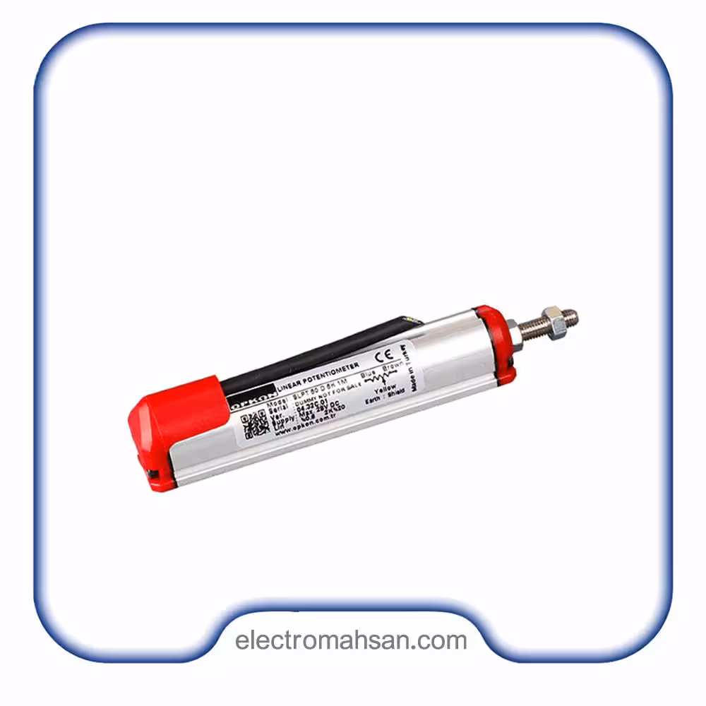 خط کش اهمی اپکن سایز کوچک 5 کیلو اهم کورس 50 میلیمتر سری SLPT ساخت ترکیه