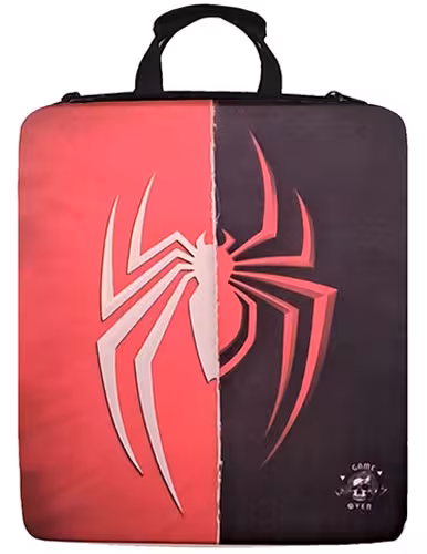 کیف حمل PS4 طرح Spider Red Black
