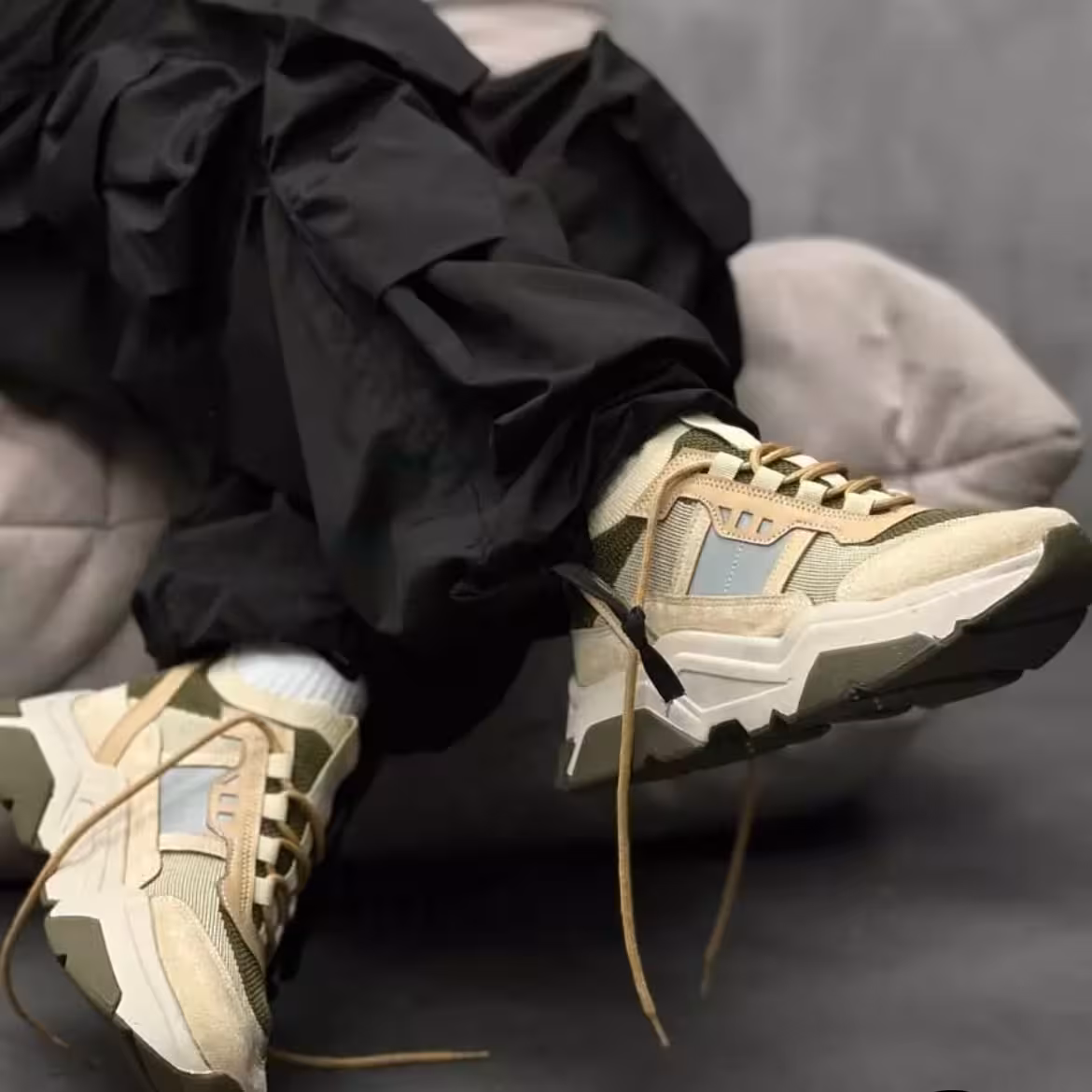 کتونی شیک زنانه کتونی لژدار 