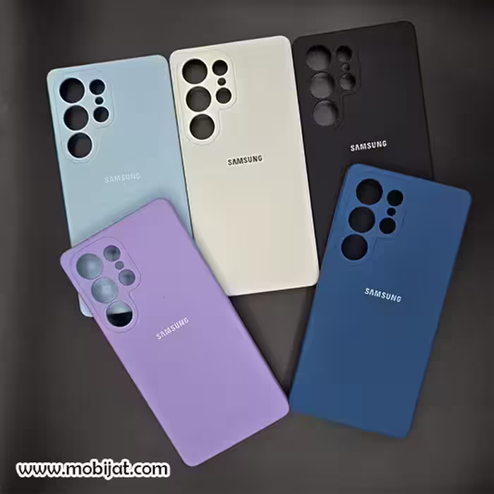 قاب سیلیکونی اورجینال دارای محافظ لنز  S25 Ultra گلکسی سامسونگ