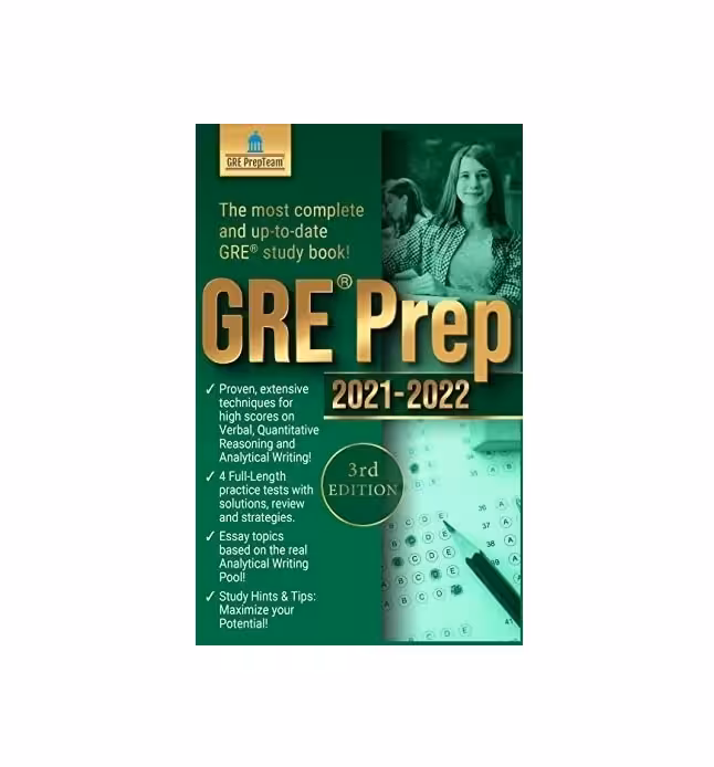 کتاب GRE Prep 2021 2022 3rd Edition جی آر ای پرپ