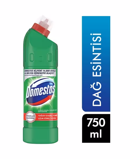 مایع سفید کننده غلیظ سطوح دامستوس مدل Mountain Breeze حجم 750 میل