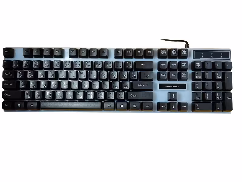 کیبورد و موس گیمینگ مدل mikuso C024