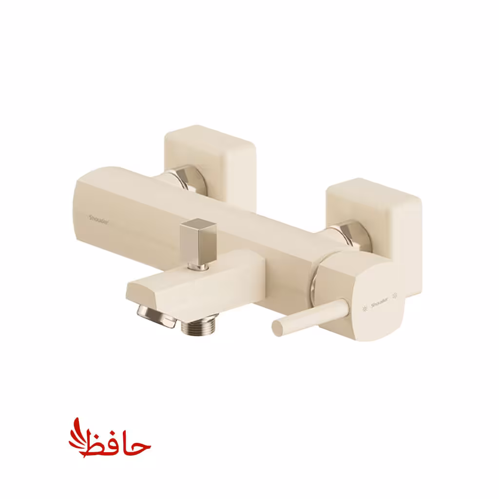 شیر حمام شودر مدل یونیک شیری کروم