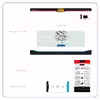 برچسب پوششی ماهوت مدل Nastaliq-3 مناسب برای تبلت سامسونگ Galaxy Tab S6 2019 SM-T865