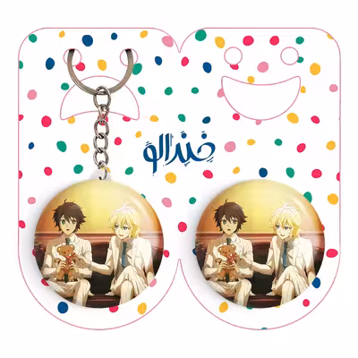 پیکسل خندالو مدل میکا و یو انیمه اسرافیل پایانی کد 12646 به همراه جاکلیدی