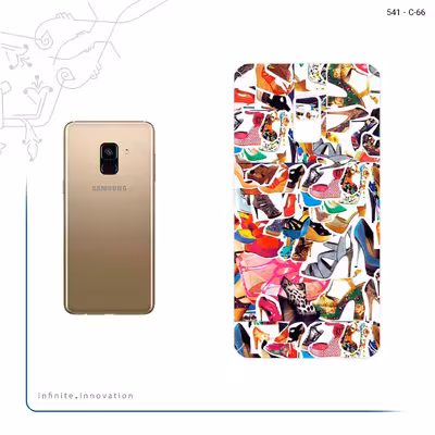 برچسب پوششی ماهوت مدل Collage of High heel Shoes مناسب برای گوشی موبایل سامسونگ Galaxy A8 2018