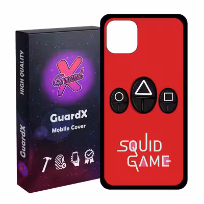 کاور گارد ایکس طرح Squid Game مدل Glass10401 مناسب برای گوشی موبایل اپل iPhone 11 Pro Max