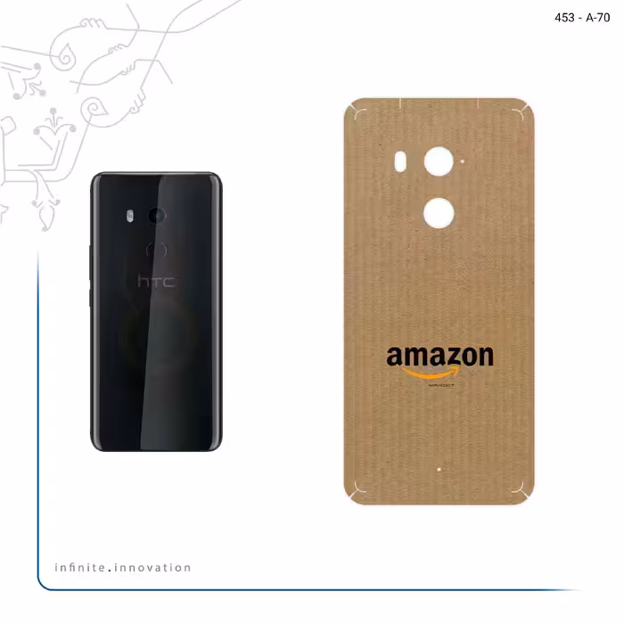 برچسب پوششی ماهوت مدل Amazon مناسب برای گوشی موبایل اچ تی سی U11 Plus