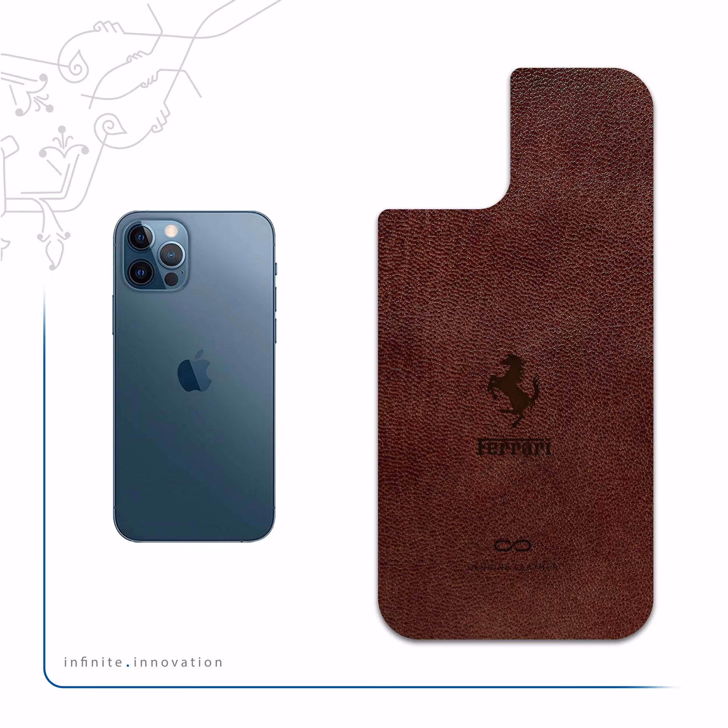 برچسب پوششی ماهوت مدل NL-FRRI مناسب برای گوشی موبایل اپل iPhone 12 Pro Max