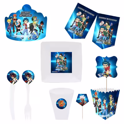  مجموعه 72 عددی تم تولد طرح فرفرهای انفجاری