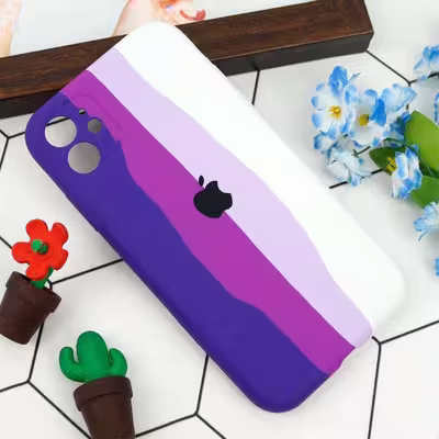 کاور مدل سیلیکونی طرح آبرنگی مناسب برای گوشی موبایل اپل Iphone 11 
