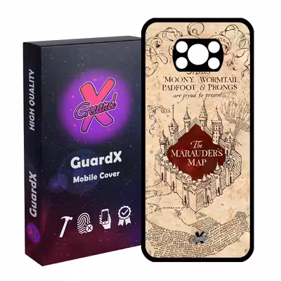 کاور گارد ایکس طرح هری پاتر مدل Glass10490 مناسب برای گوشی موبایل شیائومی Poco X3 NFC/Poco X3/Poco X3 Pro