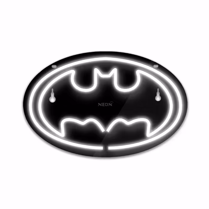 چراغ دیواری نئون دیزاین طرح Batman-BL_WHT