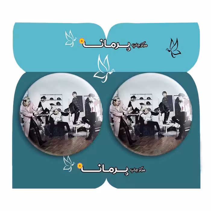 پیکسل پرمانه طرح گروه موسیقی BIG BANG کد pm2n.15113 مجموعه 2 عددی