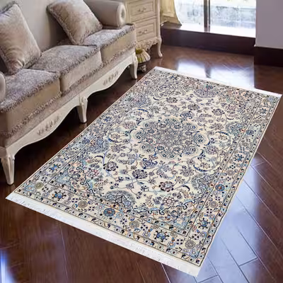 فرش دستباف سه متری طرح نایین مدل حریر HA