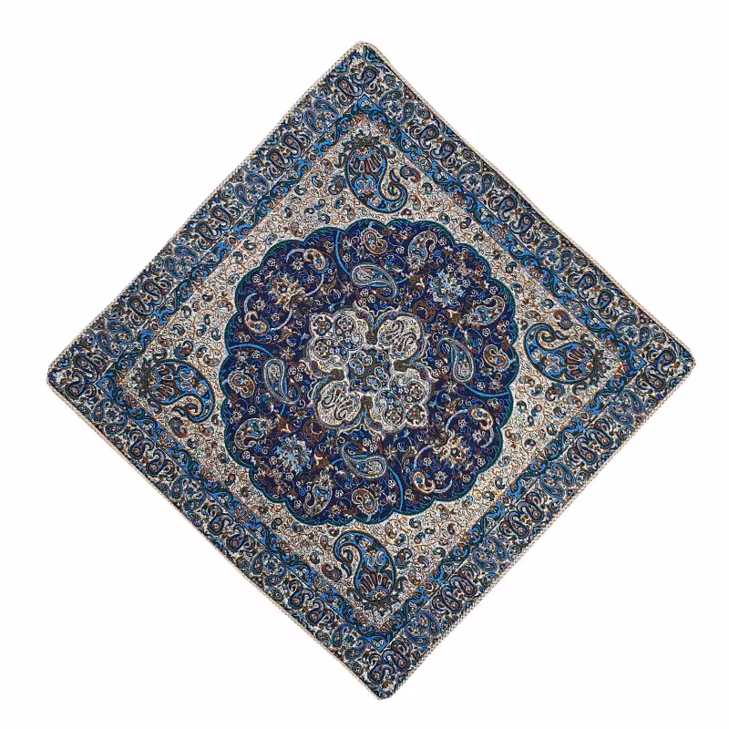 کاور کوسن ترمه طرح شاه عباسی کد SRM111