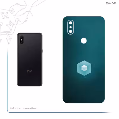 برچسب پوششی ماهوت مدل Minimal Cube icon مناسب برای گوشی موبایل شیائومی Mi Mix 3