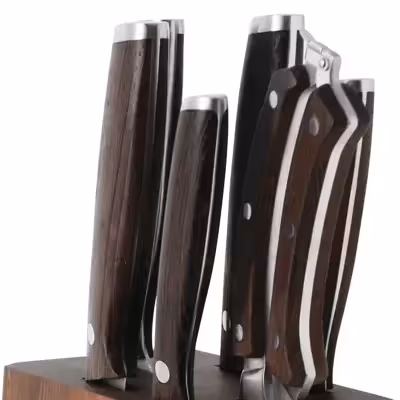 ست چاقو آشپزخانه 7 پارچه برگهف مدل ESSENTIALS