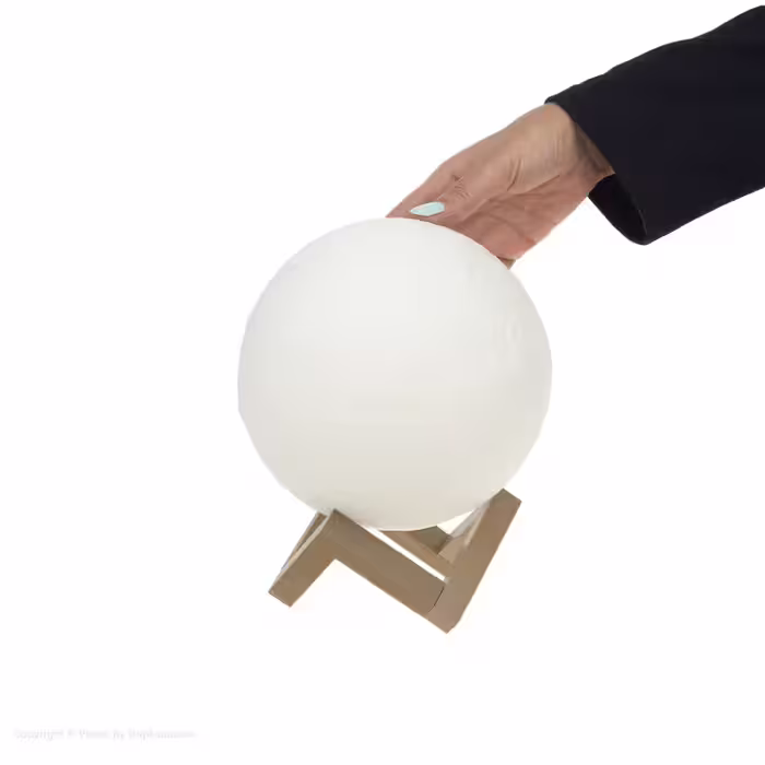چراغ خواب طرح کره ماه مدل 3D Printing Moon