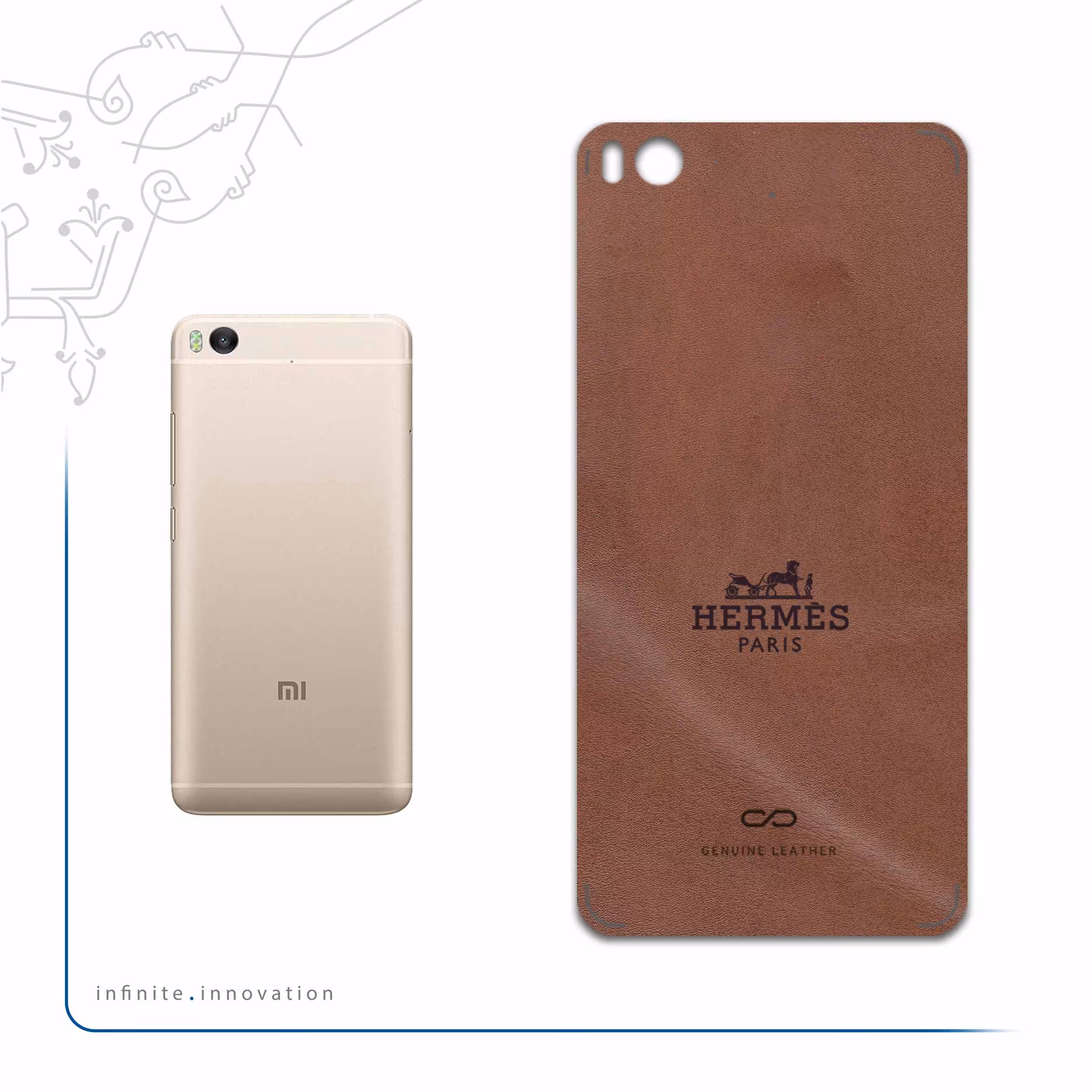 برچسب پوششی ماهوت مدل MNL-HRMS مناسب برای گوشی موبایل شیائومی Mi 5s